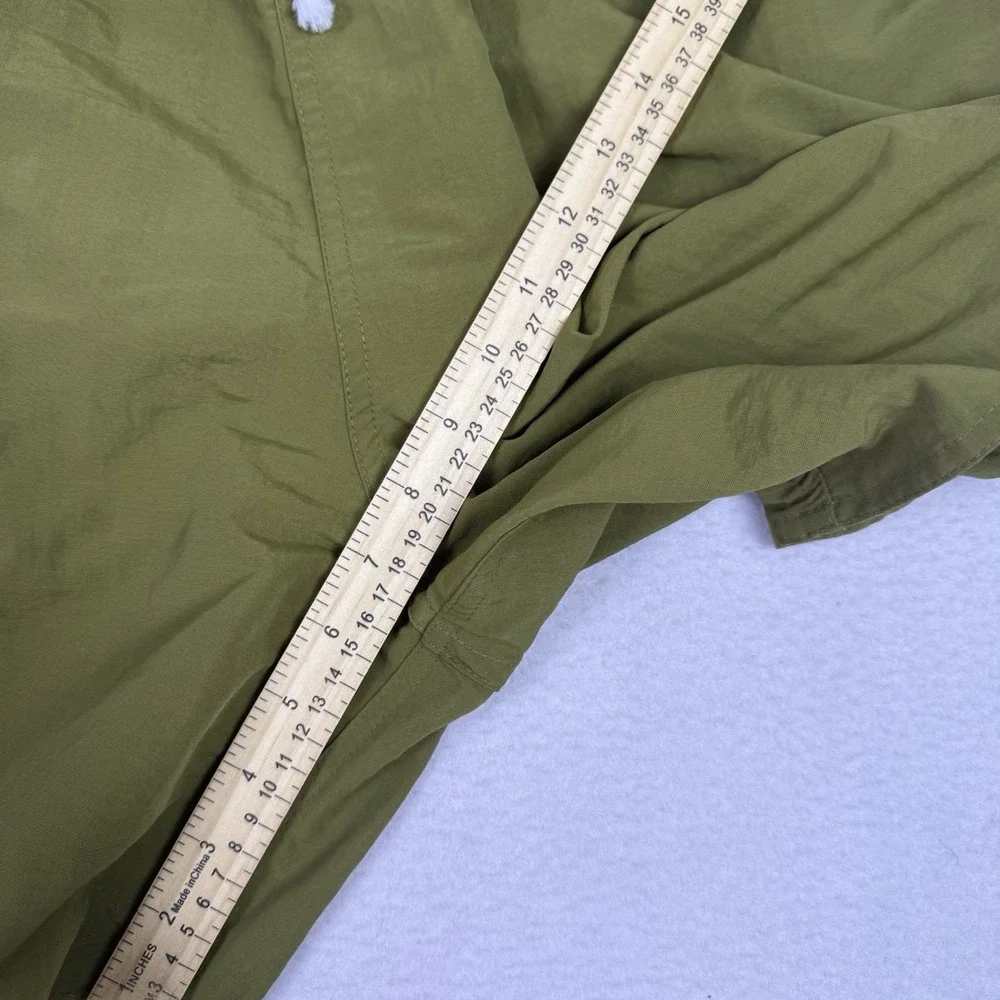Vintage Quiksilver Mens L NWT Olive‎ Green Solid Volley Swim Shorts 90s